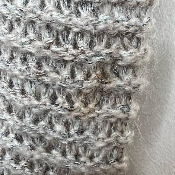 Vtg J. Jill Sweater M/L Women Open Knit Wool Beige Round Neck Jumper Long Sleeve - Picture 8 of 8